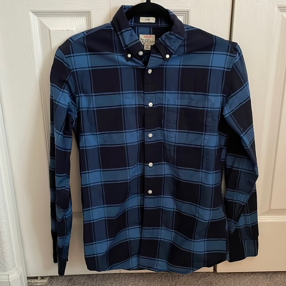 J Crew Oxford long sleeve button down